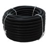 Hydromaxx 1/2"x100Ft Flexible Corrugated Black LDPE NON Split Tubing Wire Loom BLDPENS012100
